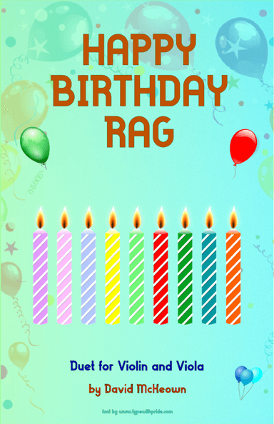 Happy Birthday Rag, for Violin and Viola Duet (arr. David McKeown)