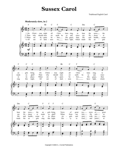 Sussex Carol (arr. Mark Phillips)