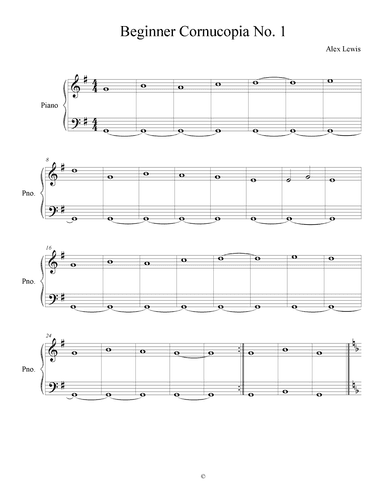 Beginner Cornucopia No 1