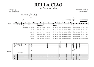 Bella Ciao (arr. Art.o Artaud)