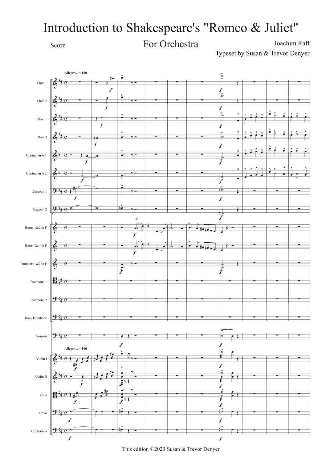 Introduction to Shakespeare's "Romeo & Juliet" (arr. Trevor Denyer)