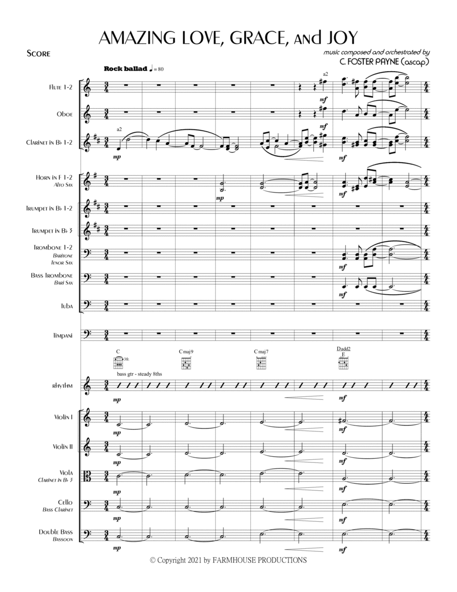 Amazing Love, Grace, and Joy (arr. C. Foster Payne)