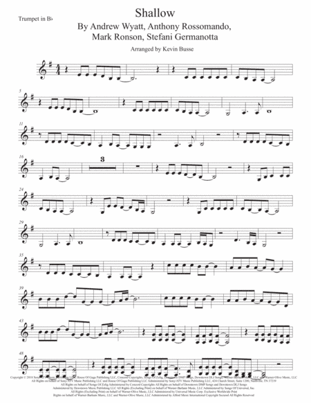 Shallow (arr. Kevin Busse)