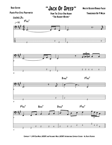 Jack Of Speed (arr. Accubass)