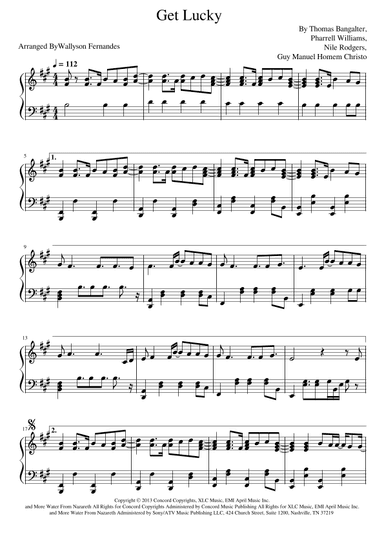 Get Lucky (arr. wallyson fernandes)