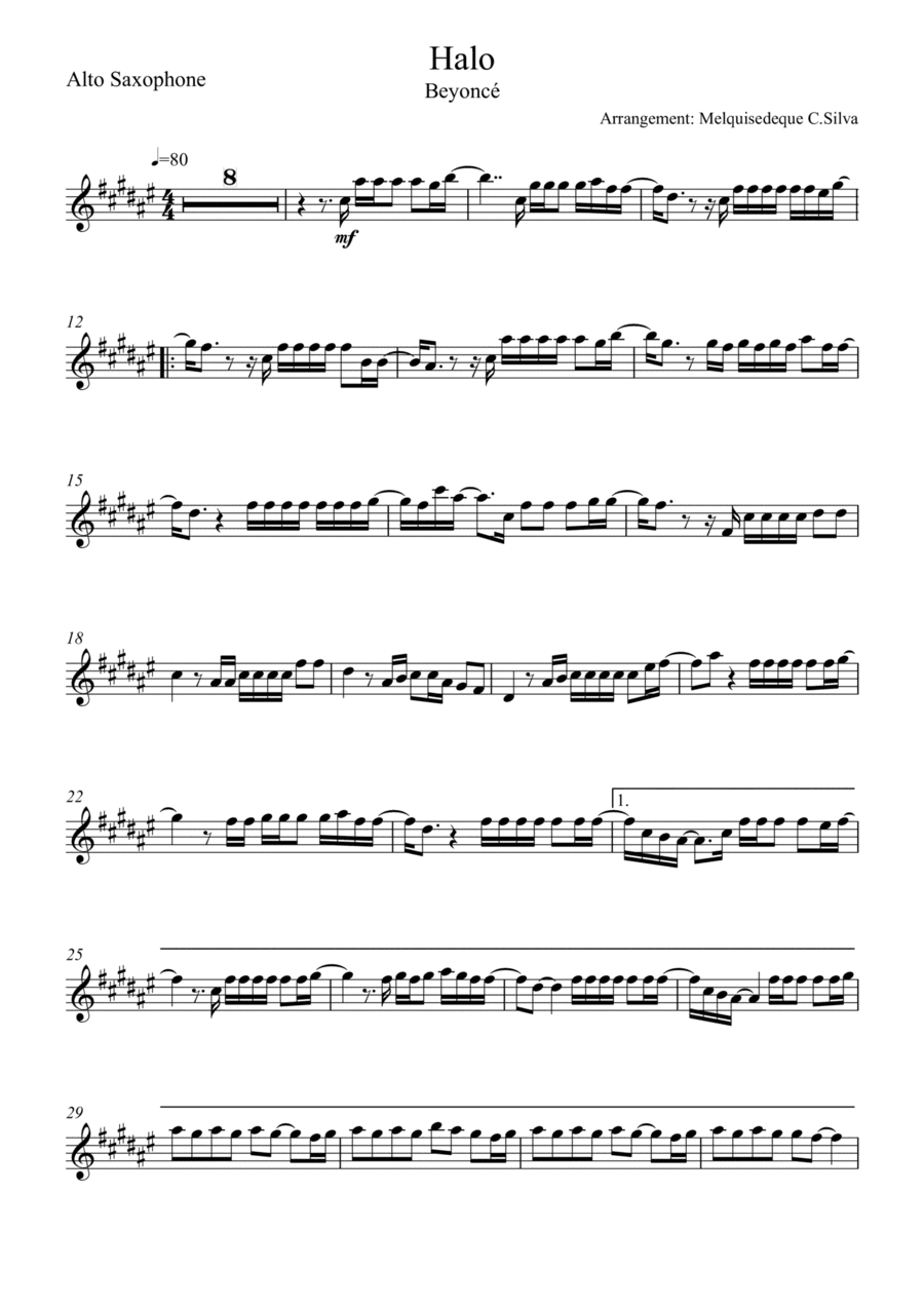 Halo (arr. Melquisedeque C.Silva)