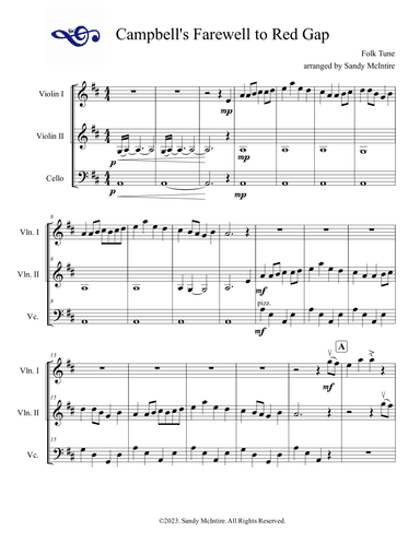 Campbell's Farewell to Red Gap (arr. Sandy McIntire)