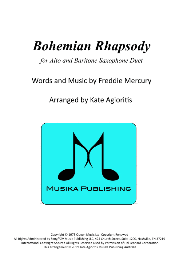 Bohemian Rhapsody (arr. Kate Agioritis)