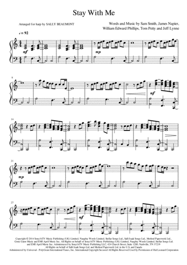 Stay With Me (arr. Sally Beaumont)