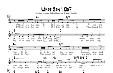 What Can I Do? (arr. Brian Kim)