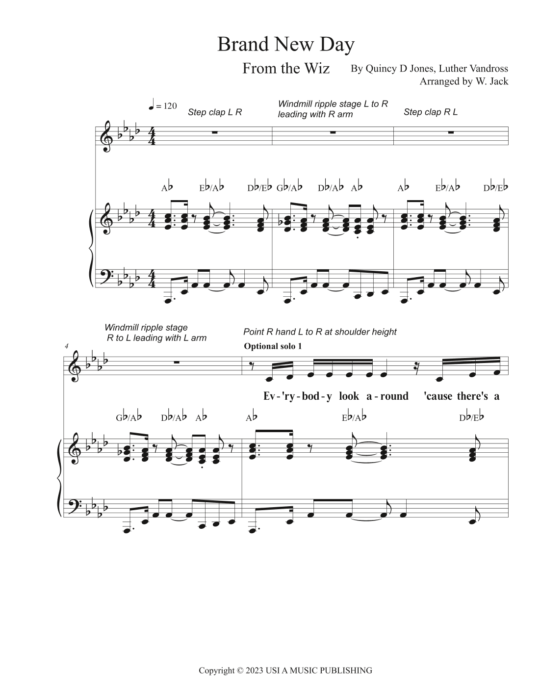 Liberation Ballet/a Brand New Day (everybody Rejoic (arr. W. Jack)