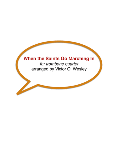 When the Saints Go Marching In (arr. Victor O. Wesley)