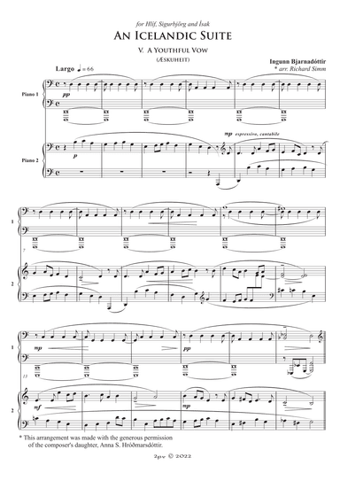 "A Youthful Vow" from An Icelandic Suite (arr. Richard Simm)
