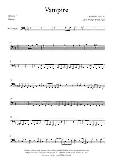 Vampire (arr. BTmusic)