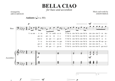 Bella Ciao (arr. Art.o Artaud)