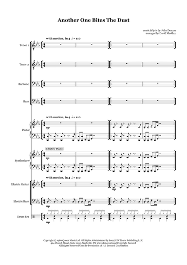 Another One Bites The Dust (arr. David Maddux)