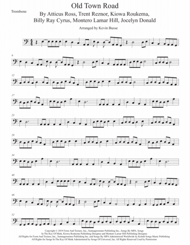 Old Town Road (remix) (arr. Kevin Busse)