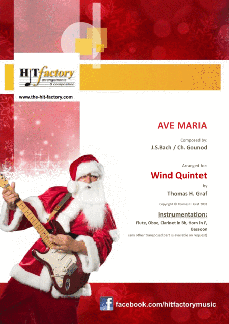 Ave Maria - Bach/Gounot - Wind Quintet (arr. Thomas H. Graf)