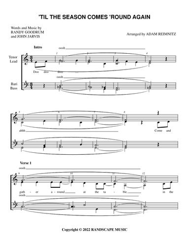 Til The Season Come 'round Again (arr. Adam Reimnitz)