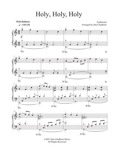 Holy, Holy, Holy (arr. Dan Chadburn)