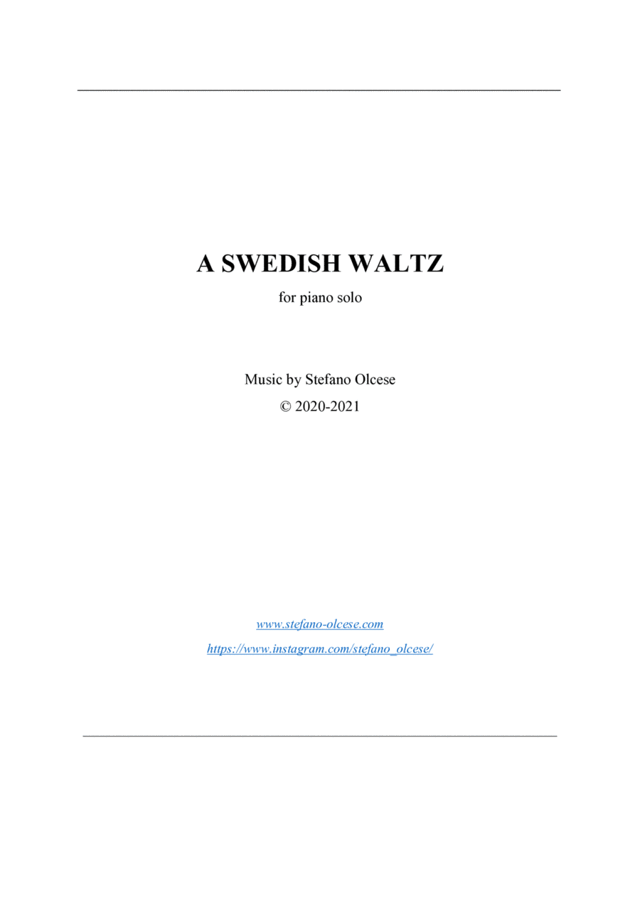 A Swedish Waltz