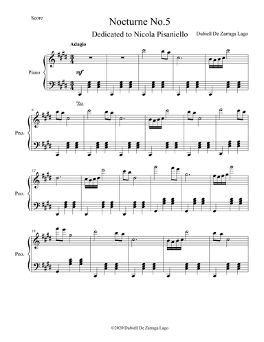 Nocturne No.5 C# Minor Op.144