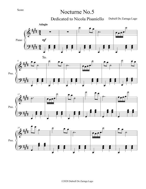 Nocturne No.5 C# Minor Op.144