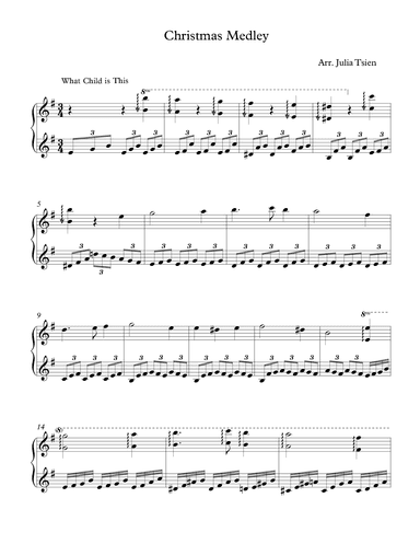 Christmas Medley (arr. julia tsien)
