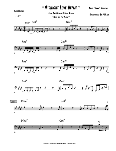 Midnight Love Affair (arr. Accubass)