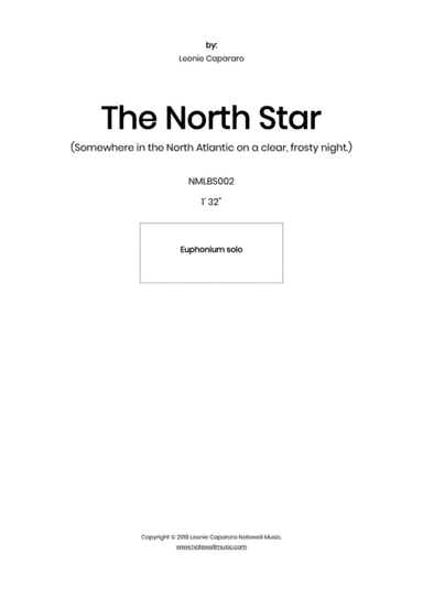 The North Star (Euphonium solo, piano acc.)