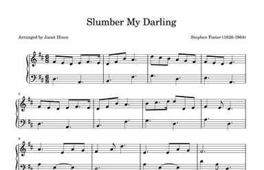 Slumber My Darling (arr. Janet Hince)