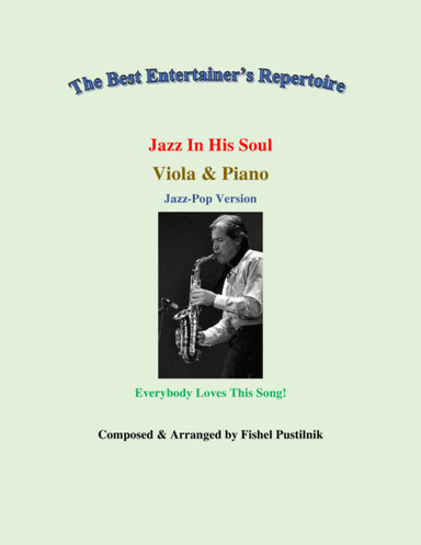 "Jazz In His Soul" Piano Background for Viola and Piano (with Improvisation)-Video