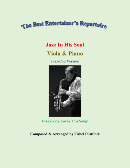 "Jazz In His Soul" Piano Background for Viola and Piano (with Improvisation)-Video