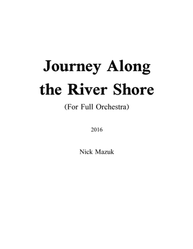 Journey Along the River Shore (score)