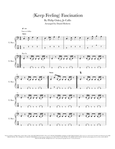 (keep Feeling) Fascination (arr. Daniel Roberts)