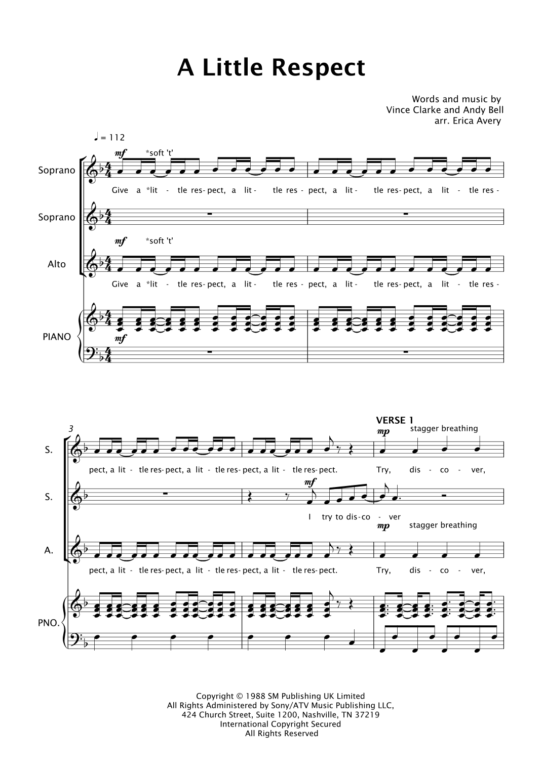 A Little Respect (arr. Erica Avery)
