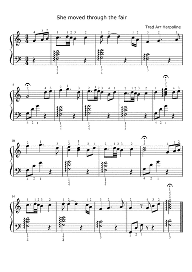 She moved through the fair in C (arr. Harpoline)