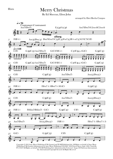 Merry Christmas (arr. Davi Rocha Campos)