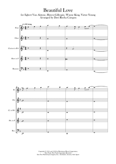 Beautiful Love (arr. Davi Rocha Campos)