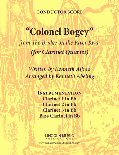 March - "Colonel Bogey" (for Clarinet Quartet) (arr. Kenneth Abeling)