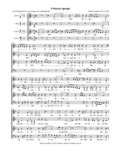O martyr egregie (Canali) (arr. Aristotle A. Esguerra)