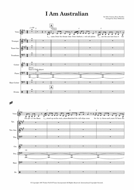 I Am Australian (arr. Daryl McKenzie)