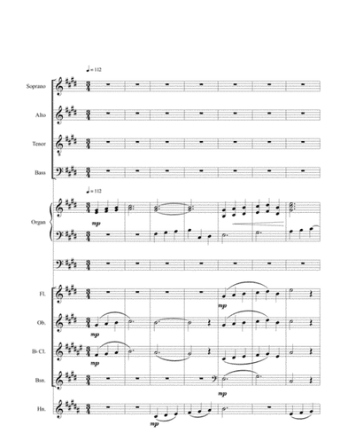 O Gladsome Light (Full Score)