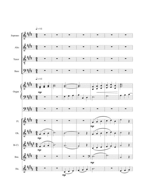 O Gladsome Light (Full Score)