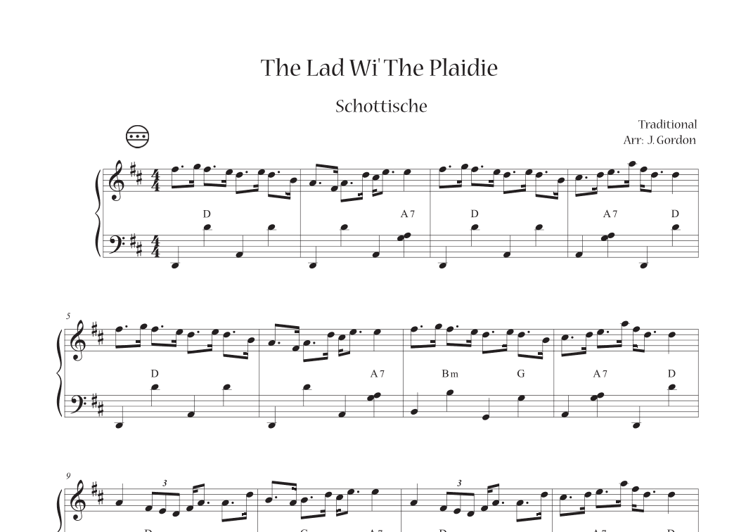 The Lad Wi' The Plaidie (arr. Julia Gordon)
