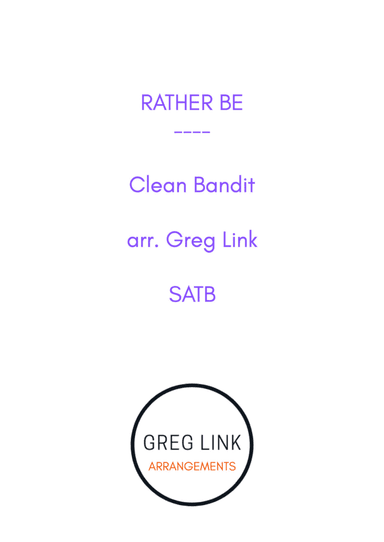 Rather Be (arr. Greg Link)