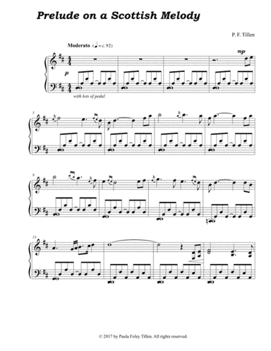 Wild Mountain Thyme (arr. P. F. Tillen)