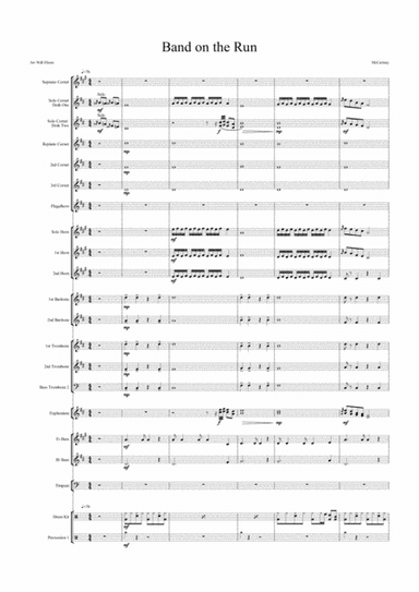 Band On The Run (arr. Will Elsom)
