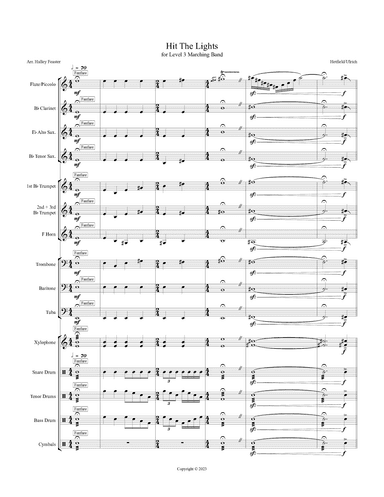 Hit The Lights (arr. Halley Feaster)