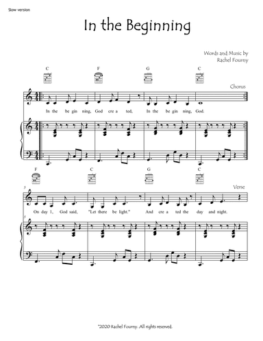 In the Beginning (Slow Version)
